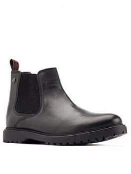 Base Anvil Leather Chelsea Boots - Black, Size 10, Men