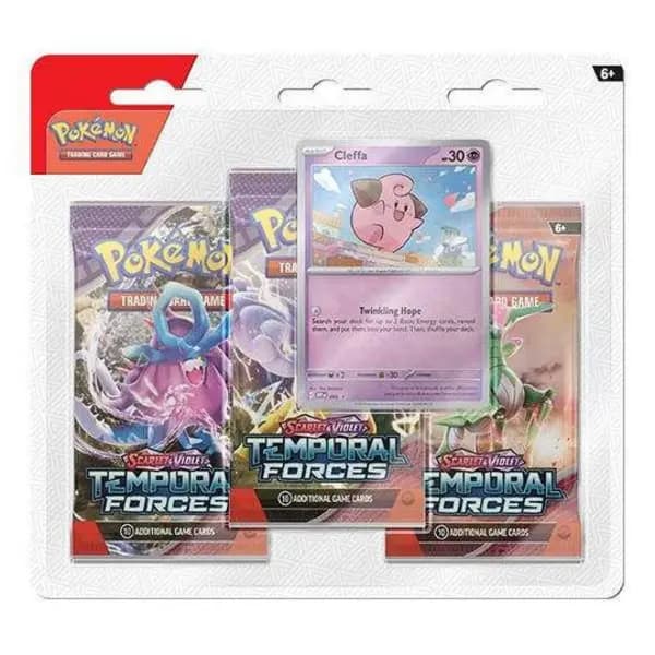 Pokemon TCG Scarlet & Violet 5 Temporal Forces 3 Pack Booster (1 At Random)