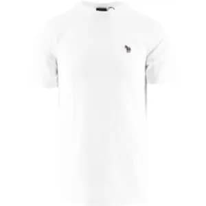 Paul Smith White Regular Fit Short Sleeve Zebra T-Shirt