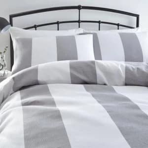 Silentnight Waffle Stripe Duvet Set