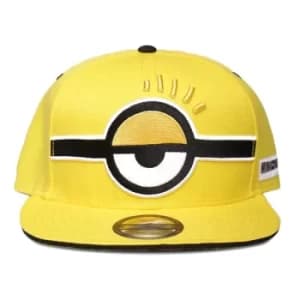 MINIONS Unimpressed Eye Snapback Baseball Cap, Yellow (SB012027DSP)
