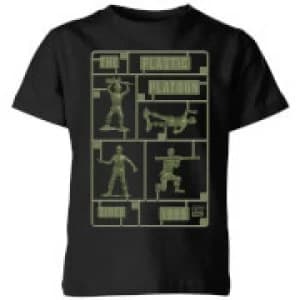 Toy Story Plastic Platoon Kids T-Shirt - Black - 11-12 Years