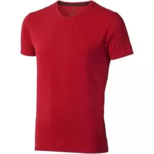 Elevate Mens Kawartha Short Sleeve T-Shirt (L) (Red)