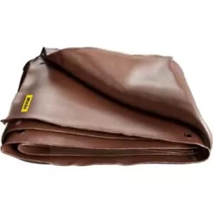 VEVOR Heavy Duty Tarp Waterproof PE Tarp Cover 18 x 24ft 16 Mil Tent Shelter