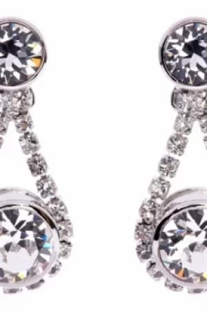 Ted Baker Ladies Stainless Steel Stormm Crystal Chain Earring TBJ833-01-02