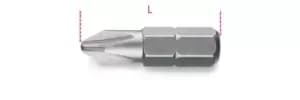 Beta Tools 861 PH 10x 1/4" Hex Drive Phillips Bit PH1 x 25mm 008610205