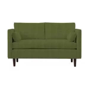 Crossland Grove Twickenham Sofa 2 Seater Placido Olive Velvet
