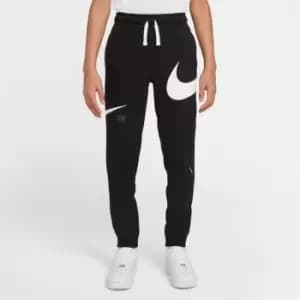 Nike Fleece Swoosh Joggers Junior Boys - Black