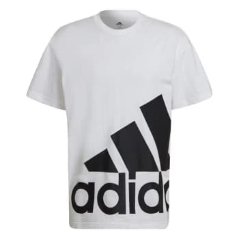 adidas Essentials Giant Logo T-Shirt Mens - White