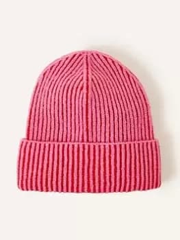 Accessorize Paris Knit Beanie, Pink, Women