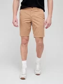 BOSS Schino Slim Chino Shorts - Medium Beige , Medium Beige, Size 30, Men