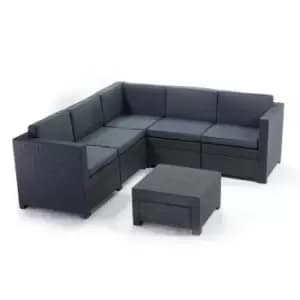 Norfolk Leisure Provence Outdoor Corner Lounge Set - Grey