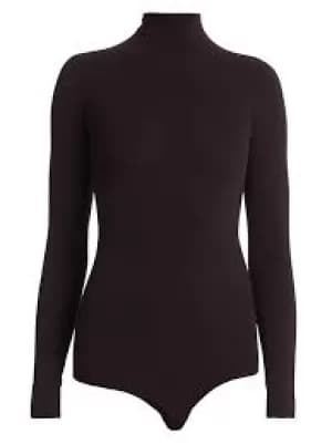 Commando Ballet Mockneck Long Sleeve Thong Bodysuit