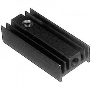 Fin heat sink 40 CW L x W x H 25 x 12 x 6.5mm TO 220 ASSMANN