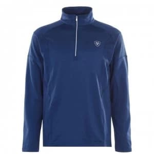 Ariat Tolt half Zip Fleece Mens - Deep Petroleum