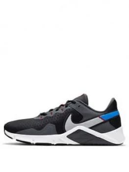 Nike Legend Essential 2, Black/Grey, Size 10, Men