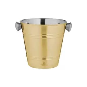 Viners Barware Ice Bucket Single Wall Gold 1L
