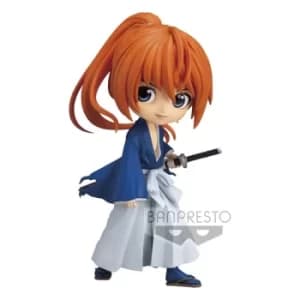 Rurouni Kenshin Q Posket Mini Figure Himura Battousai Ver. A 14 cm