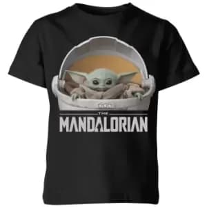 The Mandalorian The Child Kids T-Shirt - Black - 11-12 Years