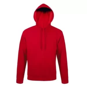 SOLS Snake Unisex Hooded Sweatshirt / Hoodie (L) (Red)