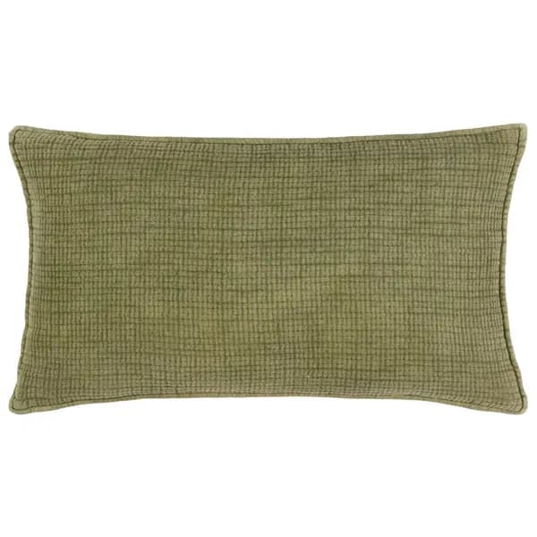 Ribble Cushion Khaki, Khaki / 40 x 60cm / Polyester Filled