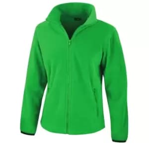 Result Womens/Ladies Core Fashion Fit Fleece Top (L) (Vivid Green)