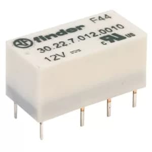 Finder 30.22.7.012.0010 12V Relay DPDT 1A High Sensitivity