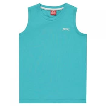 Slazenger Sleeveless T-Shirt Junior Boys - Bright Blue
