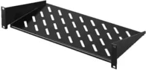 Rittal Black Shelf 2U, 250mm x 482.6mm
