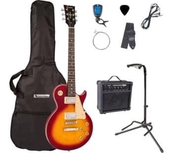 ENCORE E99 Electric Guitar Bundle - Cherry Sunburst