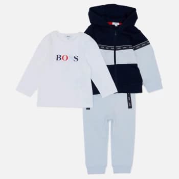 Hugo Boss Baby Boys T-Shirt, Joggers & Hoodie Set Size 12 Months Kids