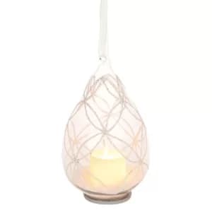 Xmas Candle Teardrop Swirls