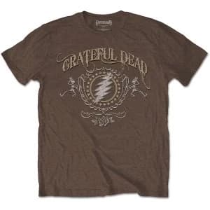 Grateful Dead - Bolt Mens Large T-Shirt - Brown