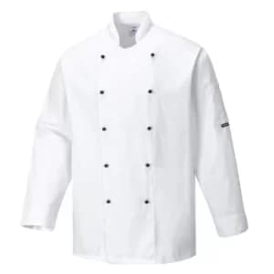 Portwest Unisex Somerset Chefs Jacket White 2XS