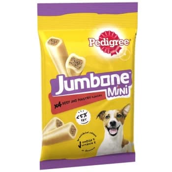 Pedigree Jumbone Small - Beef & Poultry - 3 x 160g (12 Snacks)