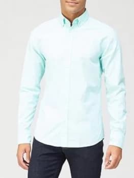 Hugo Boss Mabsoot 1 Oxford Shirt Green Size L Men