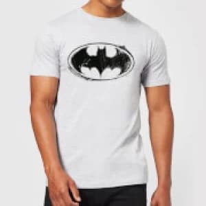 DC Comics Batman Sketch Logo T-Shirt - Grey - 3XL