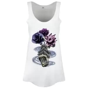 Requiem Collective Ladies/Womens Death`s Bouquet Floaty Tank (Medium (UK 10-12)) (White)