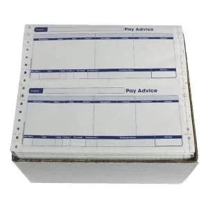 Custom Forms 3 Part Security Payslips Pack of 1000 SE33 SGC11009