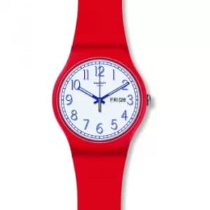 Unisex Swatch Red Me Up Watch