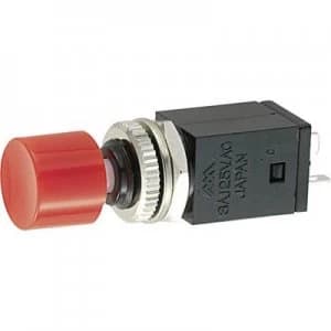 Miyama DS 408 BL Pushbutton switch 125 V AC 3 A 1 x OffOn latch