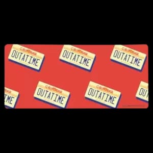 Back To The Future Outtatime Gaming Mouse Mat - Large