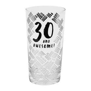 Luxe Gunmetal Beer Glass - 30th Birthday