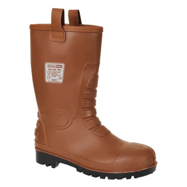 Portwest Neptune S5 CI Waterproof Rigger Safety Boots FW75TAR45 Colour: Tan
