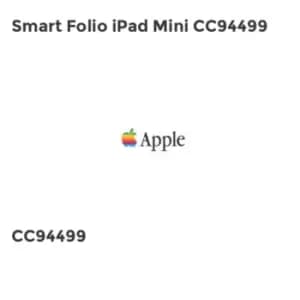 Smart Folio iPad Mini CC94499