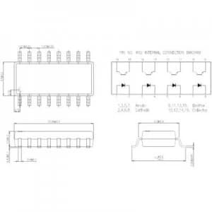Isocom Components IS281 4 Optoisolator