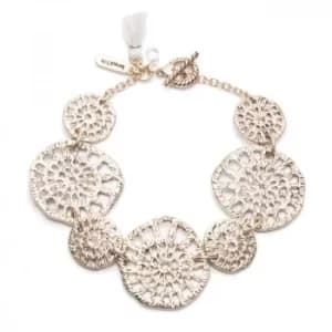 Ladies Lonna And Lilly Silver Plated Fancy Filigree Bracelet