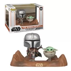 Star Wars The Mandalorian and The Child (Baby Yoda) Pop! Vinyl TV Moment