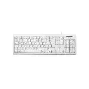 V7 KU200GS-WHT-DE Wired Keyboard White German QWERTZ Layout TUV-GS