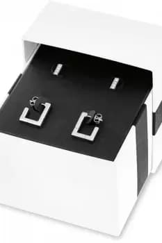 Ladies CKJ Soft Squares Earrings 35000459